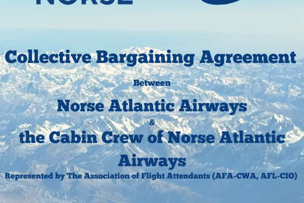 Norse Atlantic 2025 CBA