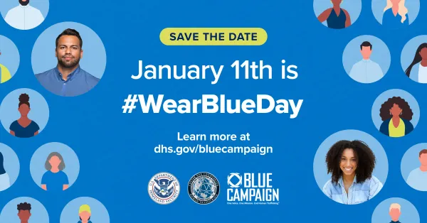 Wear Blue Day Graphic