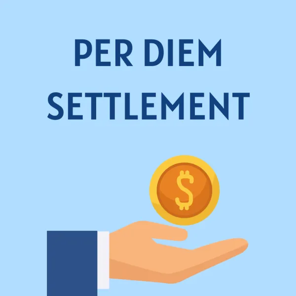 Per Diem Settlement