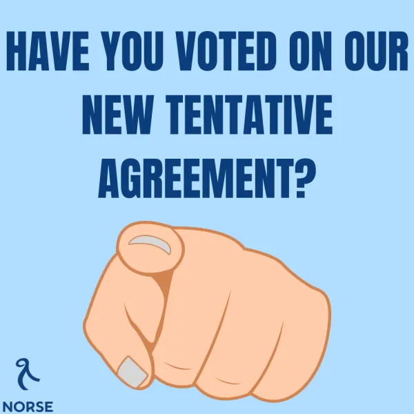 have you voted on our new tentative agreement