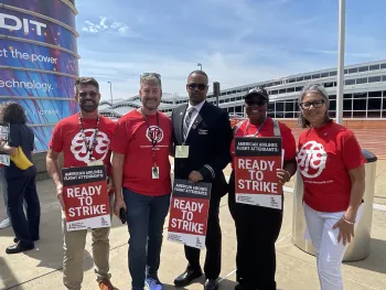 AFA-CWA Team at APFA Picket